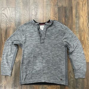 True Grit Gray Crewneck Sweater Modern Comfort